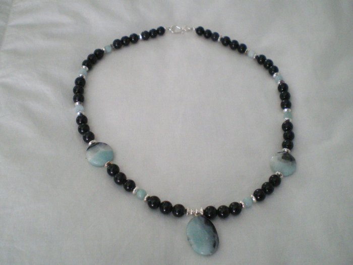 Cloudy Amazonlite Necklace