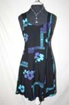 Blue hawaiian print womens sundress size Large
