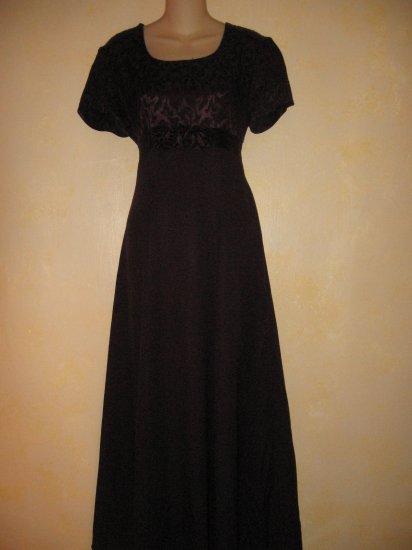 BE SMART~EGGPLANT Short Slv FORMAL GOWN Prom/Bridesmaid 7/8