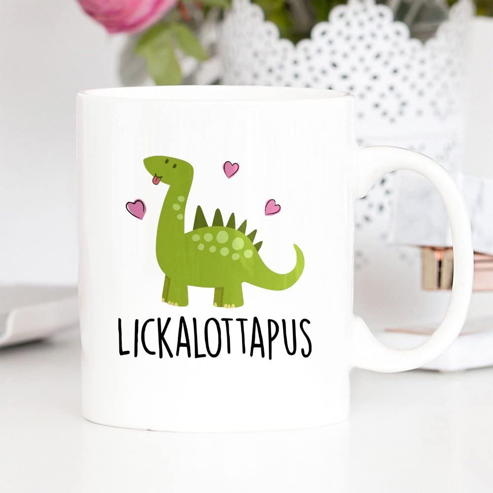 Funny Lickalottapus Coffee Mug Lesbian Cup Funny Gay Tea LGBT