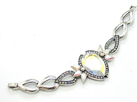 SWAROVSKI CRYSTAL AB & MARCASITE BRACELET