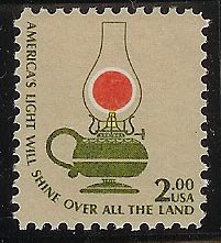#1611 MNH $2 Kerosene Lamp hi CV Mystic $8.25