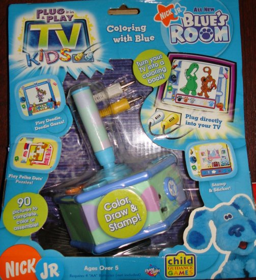 Plug 'N Play Blues Clues Coloring With Blue TV Games