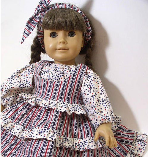 STARS AND STRIPES Boutique Dress and Pant Set For 18 Inch Dolls Fits American Girl