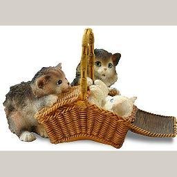 The Sewing Basket (1889) by Henriette Ronner-Knip