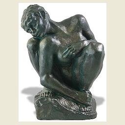 The Crouching Woman Statue by Rodin