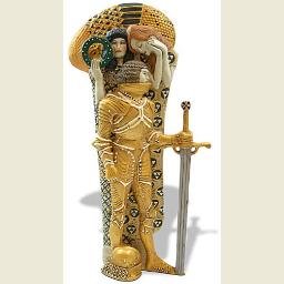 The Knight (1902) by Gustav Klimt