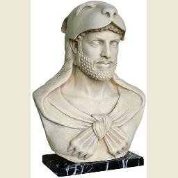 Hercules Bust with Nemean Lion Headdress and Club