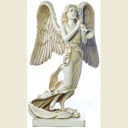 Archangel Gabriel with Trumpet Statue, Large