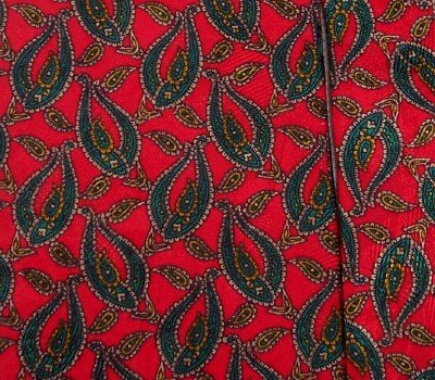 STEFANO RICCI NECKTIE Silk Tie Red Green
