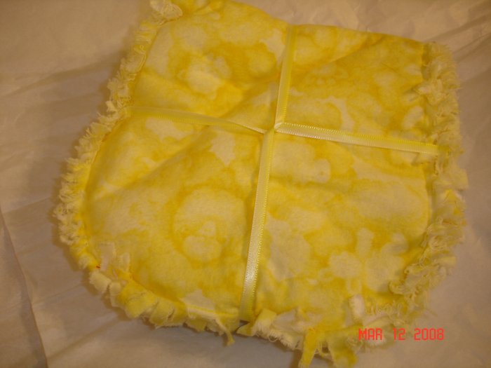 Yellow Cloud Animals Rag Burp Cloth