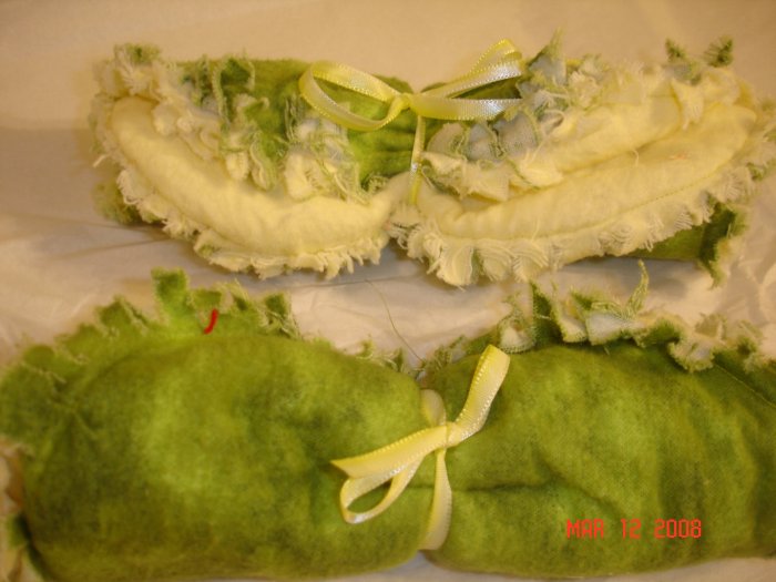 Green "Camo" Rag Burp Cloth