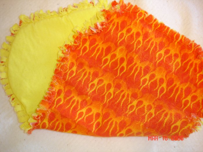 Flame Rag Burp Cloth