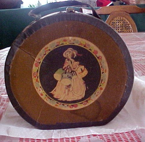 Dolly Round Suitcase & Items