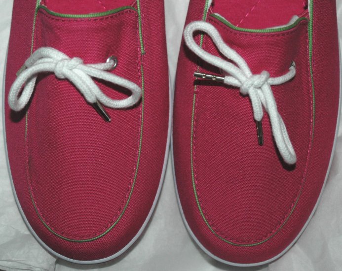 GRASSHOPPER Keds Canvas Slip-on PINK Shoes - NWOB - 11 M