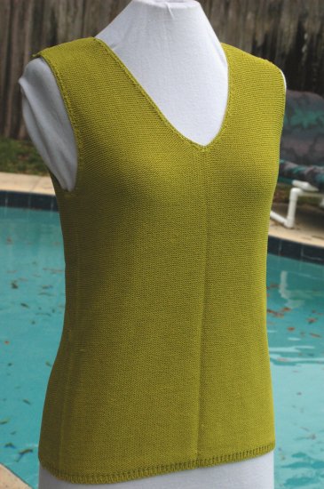 CHICO's DESIGN Green Sleeveless Shell Tank Top - Size 1 Small Medium