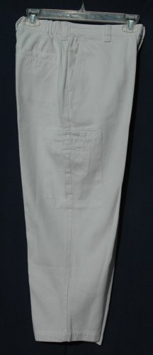 CHICO's DESIGN White Cotton Capris Cropped Pants - Size 0 - Small