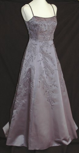 NIGHT SCENE ET-737 Lilac Beaded Prom Bridesmaid Pageant Gown - Size Medium M