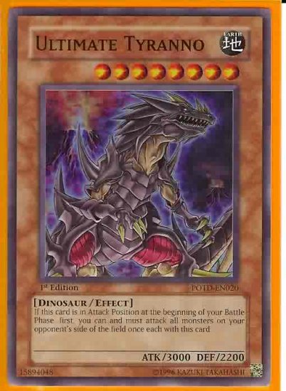 Ultimate Tyranno POTD-EN020 SUPER RARE FOIL