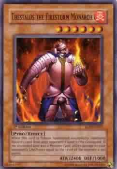 THESTALOS THE FIRESTORM MONARCH, RDS-EN021, SUPER RARE FOIL