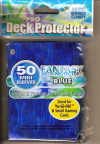 YUGIOH CARD PROTECTORS, PACK OF 50, TYPHOON BLUE