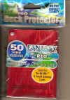 YUGIOH CARD PROTECTORS, PACK OF 50, FANTASY RED