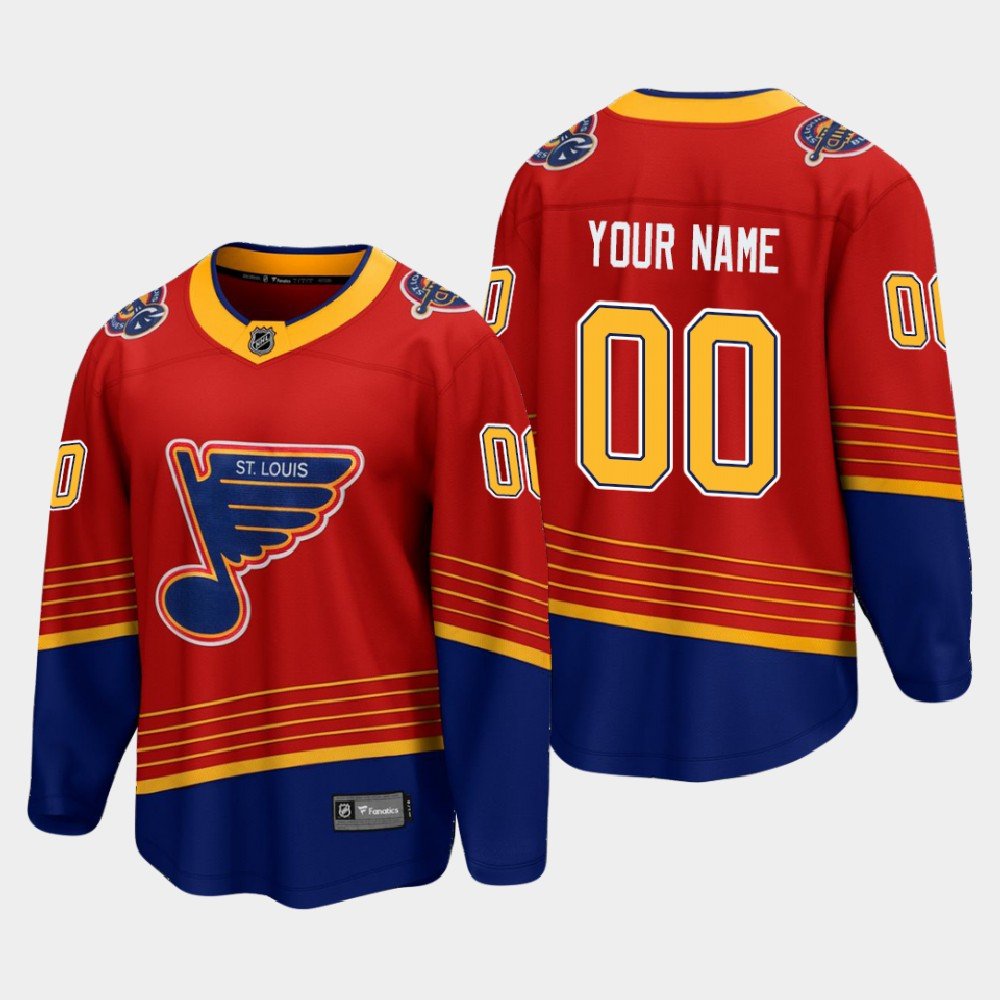 st louis blues red jersey