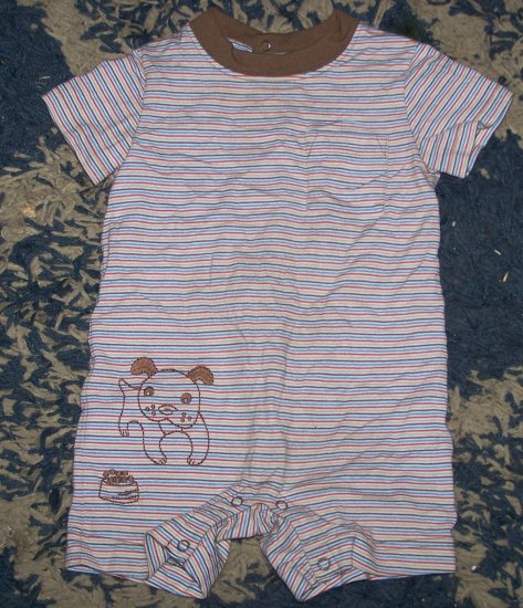 CUTE NN boys 3-6 mos Gymboree summer puppy romper