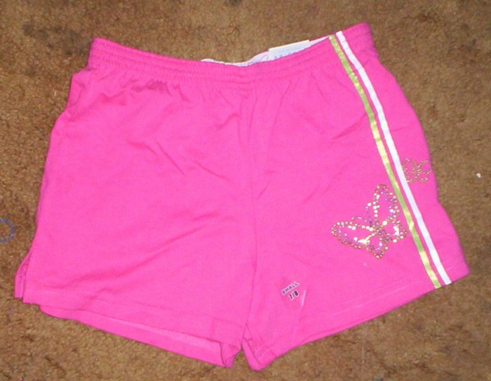 DARLING NWT girls sz 7/8 Arizona pink butterfly shorts
