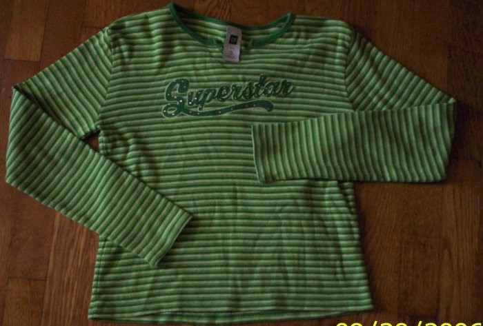 awesome LN girls sz xl 12 Gap superstar shirt