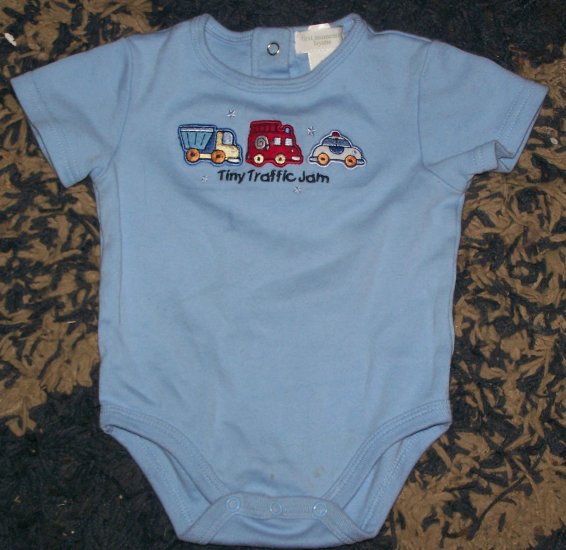 boys 3-6 mos first moments layette tiny traffic jam