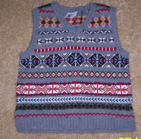 HANDSOME LN boys 4T Old Navy sweater vest
