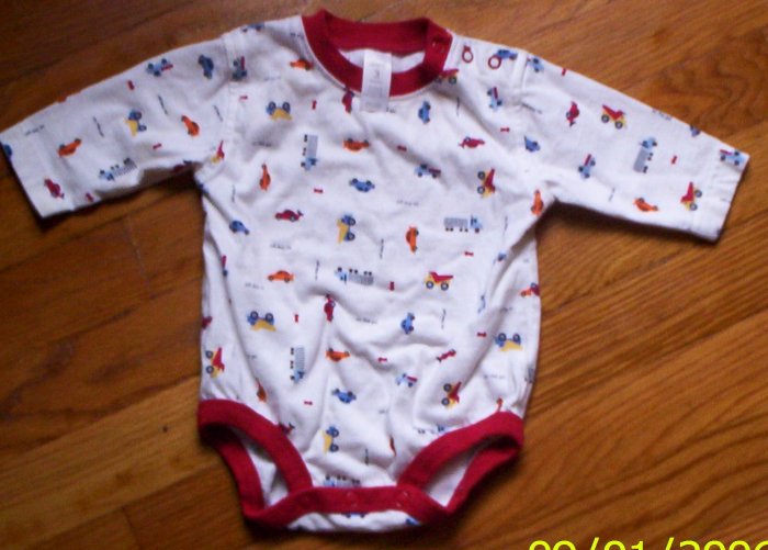 LN ADORable boys 3 mos Carters 1pc on the go shirt