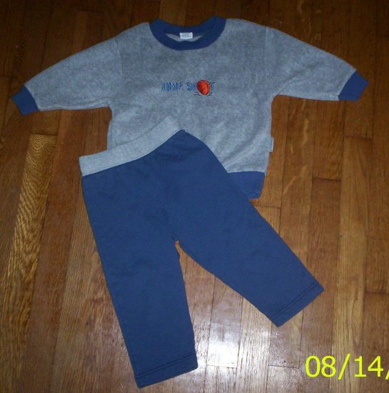 LN boys 2T Health tex jump shot outfit shirt/pants