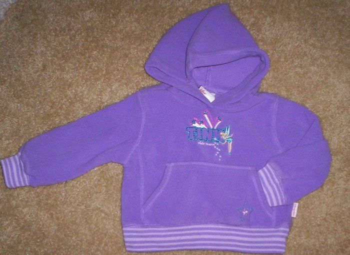 ADORABLE LN girls 3T Disney tinkerbell hoodie shirt