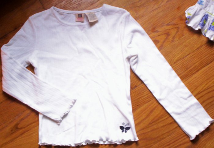 DARLING LN girls sz 6 faded glory butterfly top