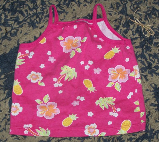 Darling LN girls 4T Kid Connection floral tank top