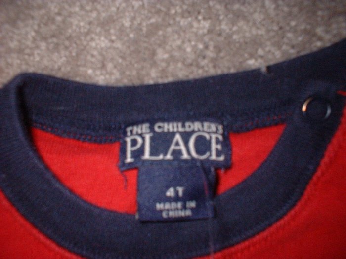 Onsie Red The Children's Place Long Sleeved SHIPPING IS INCLUDED!!
