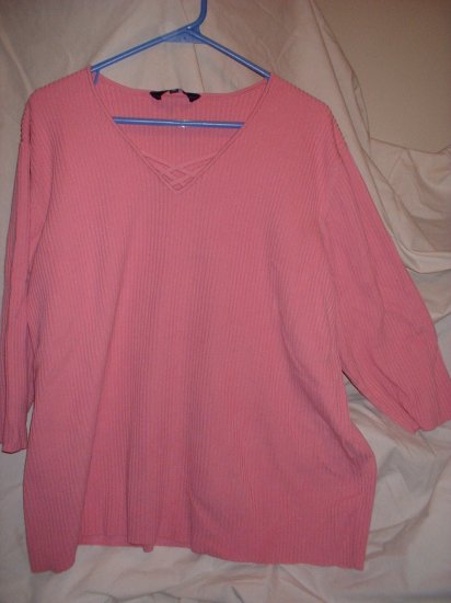 Plus sized ladies top 3x PENNINGTONS brand Pink ***INCLUDES SHIPPING***