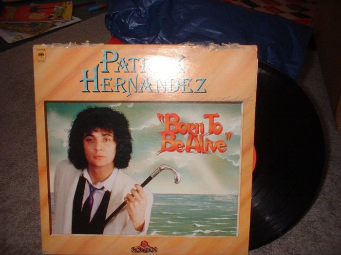 Patrick Hernandez Vinyl Record Album "Born to Be Alive" (we combine shipping)