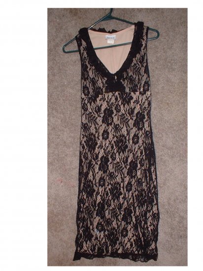 Ladies BLACK lace dress. Size: extra small "RICKI's" Store. **INCLUDING SHIPPING!!