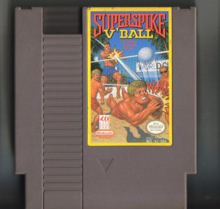 Superspike V Ball NES Vintage Game Original Nintendo