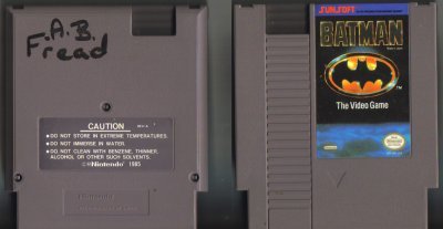 Batman The Video Game Sunsoft NES Vintage Game Original Nintendo