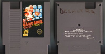 Super Mario Brothers NES Vintage Game Original Nintendo