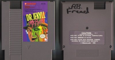 Dr .Jekyll & Mr. Hyde NES Vintage Game Original Nintendo