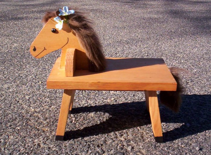 Customized Horse Footstool - Great Gift for the Horse Lover!