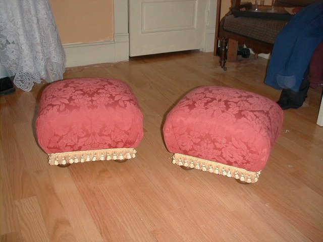PAIR of Matching Victorian Footstools