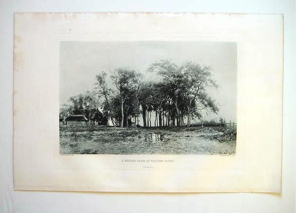 'A Wooded Farm at Van der Sande', by A. Stengelin, 1880's