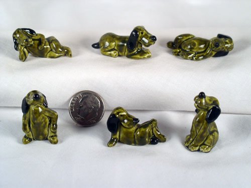 Cartoon Dogs 1:12 Dollhouse Miniatures