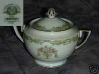 Noritake Arvana 1 Sugar Dish Bowl with Lid